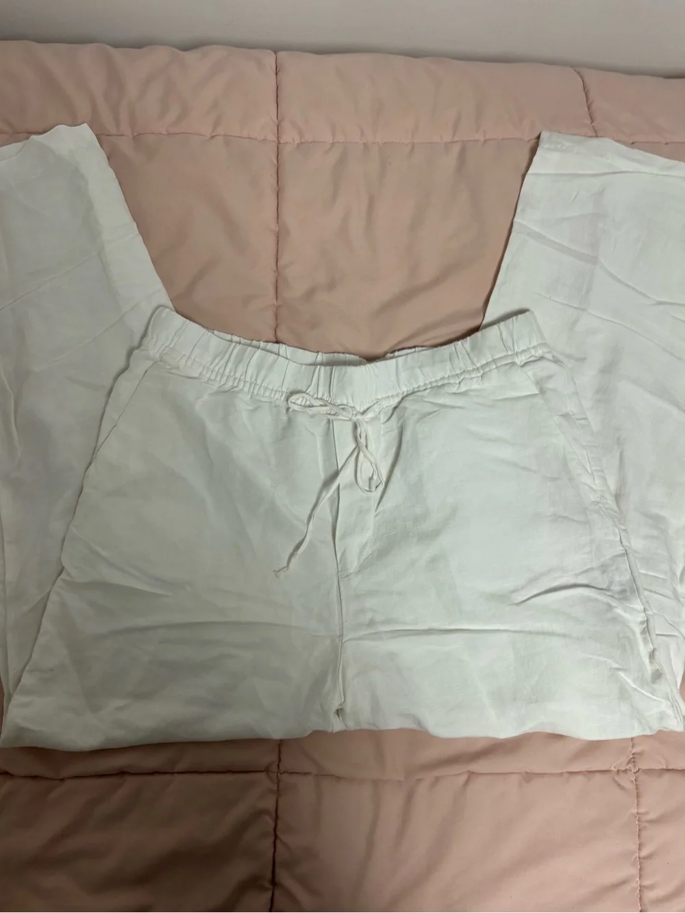 White Linen Pants